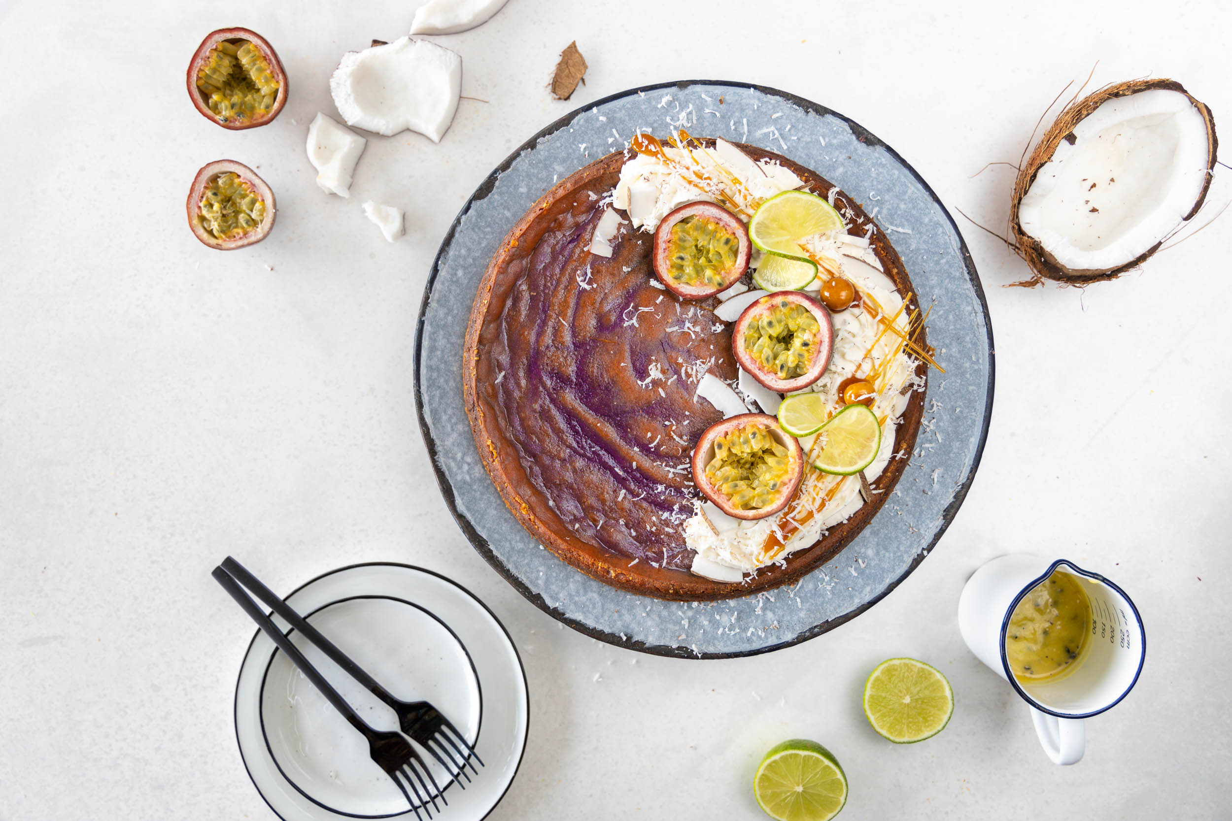 Süskartoffel-Kuchen mit Kokostopping